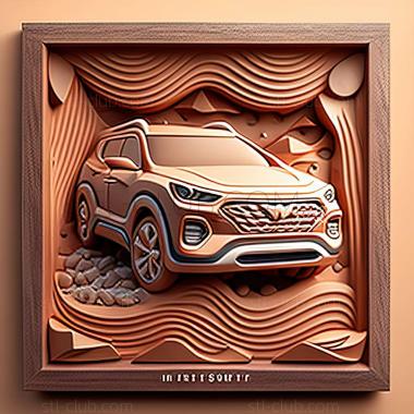 3D модель Hyundai Santa Fe (STL)